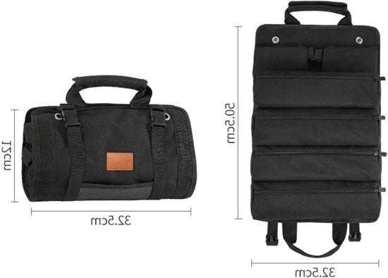 Organizzatore di attrezzi premium - Tas di attrezzi compatto - Utile e compatto - Organizzatore per attrezzi manuali e elettrici