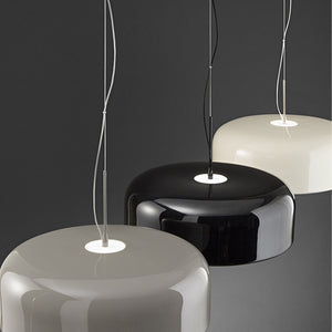 Sospensione Moderna Velia Metallo Bianco Led 40W Dimmerabile Ip20