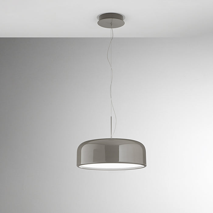 Sospensione Moderna Velia Metallo Grigio Led 40W Dimmerabile Ip20