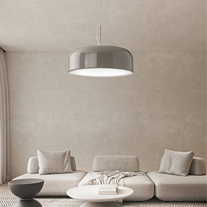 Sospensione Moderna Velia Metallo Grigio Led 40W Dimmerabile Ip20