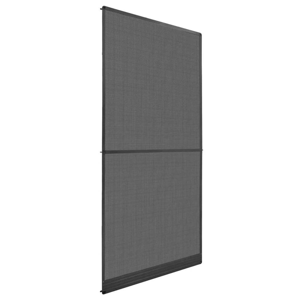 Schermo Insetti a Battente Antracite e Nero 100 x 215 cm CFW4359071