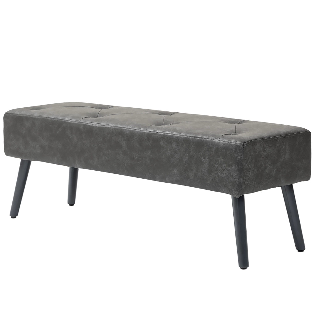 Pouf Piede Letto Grigio ¨C Zephmum ¨C 114x38x42 cm