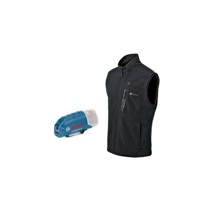 Giacca riscaldata Bosch Professional GHV 12+18V XA taglia 3XL, senza batteria - 06188000EF