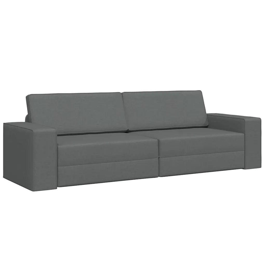 Divano letto-Sofa Letto-Daybed Grigio scuro 245 x 78 x 77 cm Tessuto