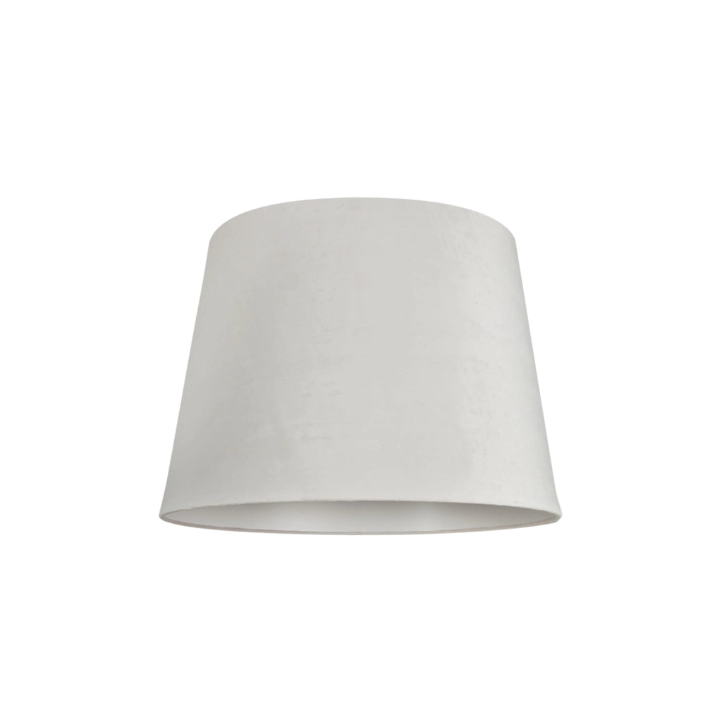 Paralume conico velluto crema 44,5cm E27 Nowodvorski