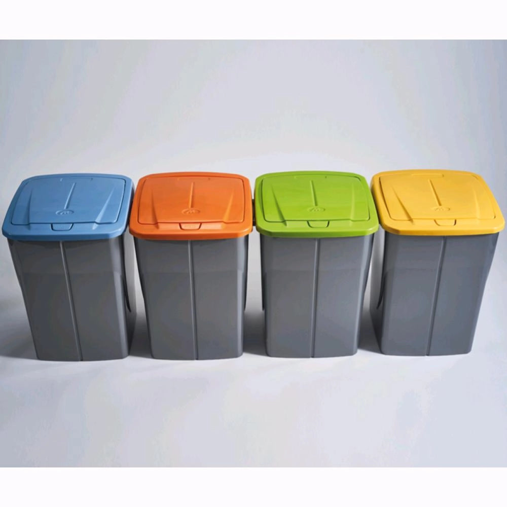 PATTUMIERA per RACCOLTA DIFFERENZIATA Colore GIALLO 15 Litri ECOBIN 22x31x42 cm