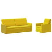 Set di divani 2 pcs Giallo Velluto (V) 3433223