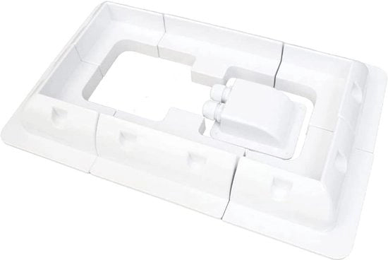 Set di montaggio per pannelli solari - 7 pezzi con trapano con protezione angolare e impianto di passaggio cavo impermeabile