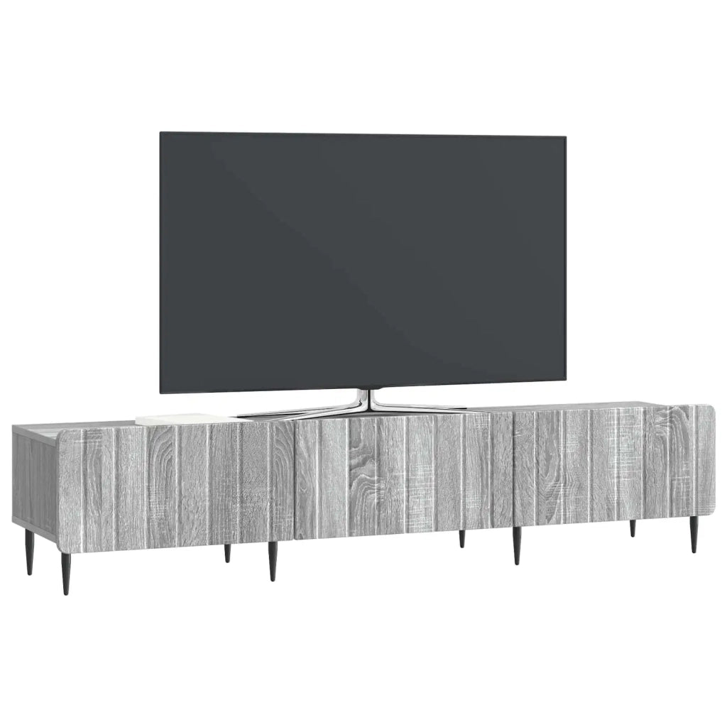 Mobile TV Grigio Sonoma 147 x 34,5 x 32 cm Legno ingegnerizzato