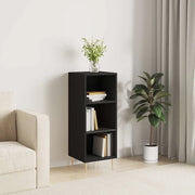 Credenza-Buffet-Armadio da cucina Nera 34,5x32,5x90 cm in Legno Multistrato 849527