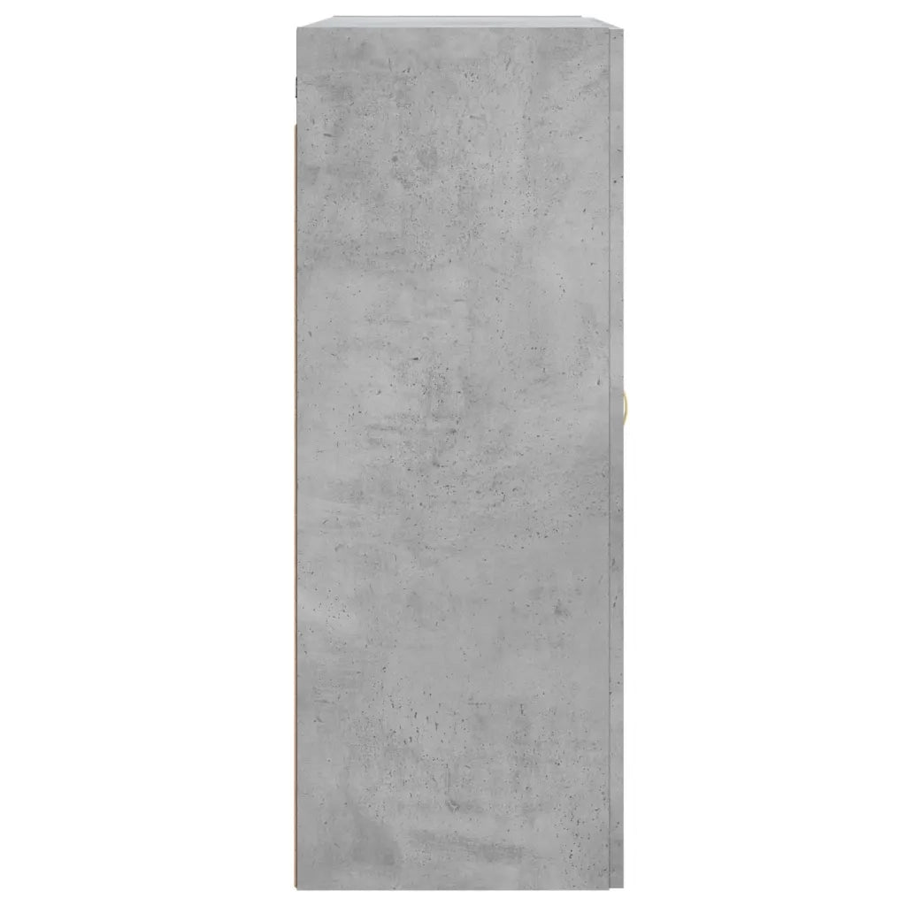 Armadietti a Parete 2 pz Grigio Cemento in Legno Multistrato 3198053