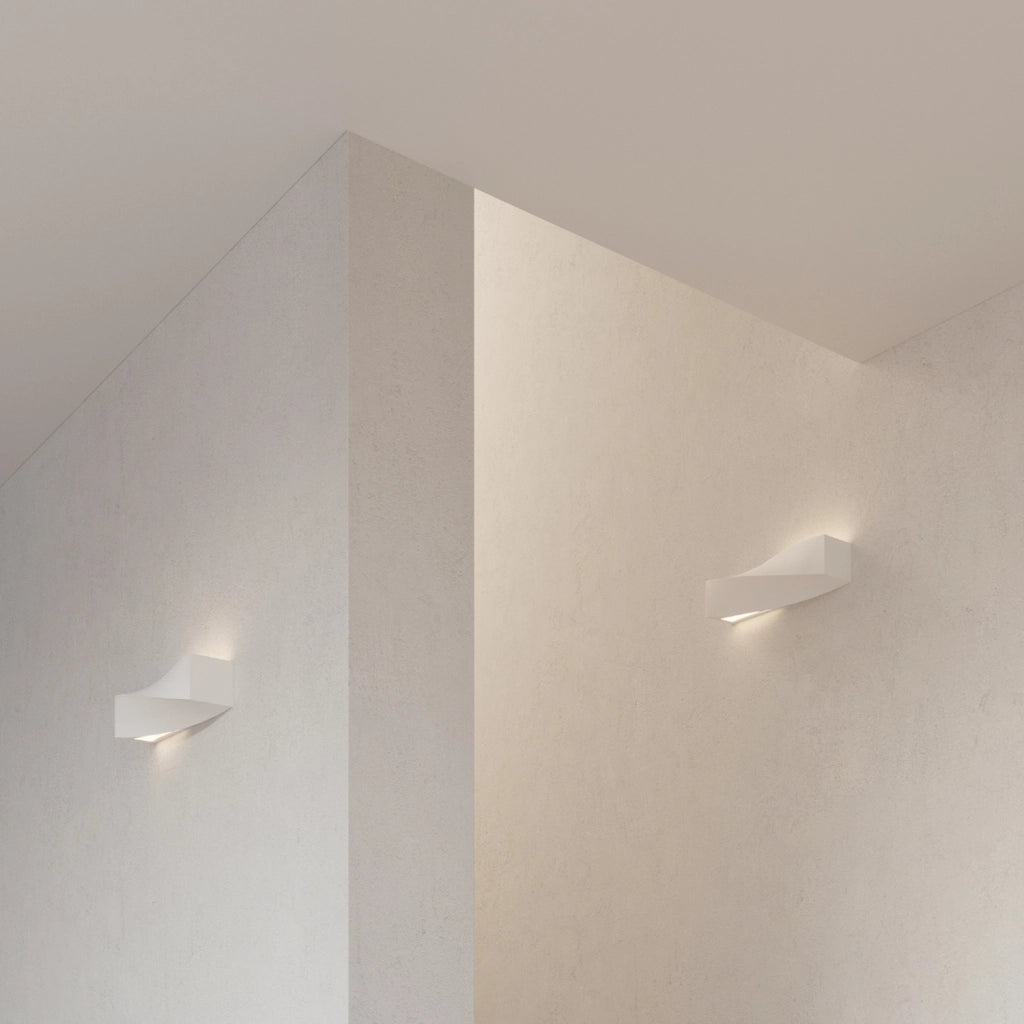 Applique ceramica bianca E27 Pure Lume Deltio PU.0003
