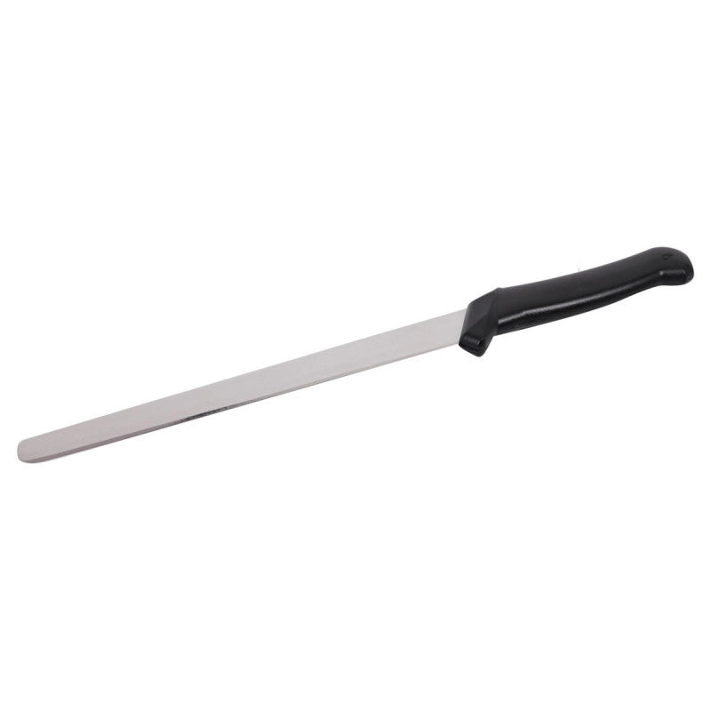 Set di 6 Coltelli Prosciutto Kitchen World Manico Nero 24 Cm