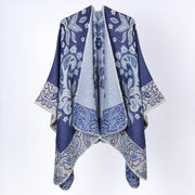 Nuovo scialle/sciarpa jacquard paisley versatile ed elegante per la primavera e l'autunno, scialle in cashmere double-face