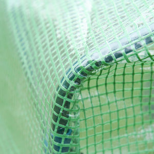 Easycomfort Serra da Giardino con Porta a Cerniera e Presa d'Aria, 4 Funi e Paletti Inclusi, 180x100x168 cm, Verde