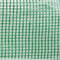 Easycomfort Serra a Tunnel con Porta Avvolgibile e Finestre, Copertura PE e Struttura in Acciaio, 1.5x3x2m, Verde