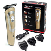 Trade Shop - Tagliacapelli A Batteria Gm-6112 Rasoio Ricaricabile Professionale Trimmer Barba -