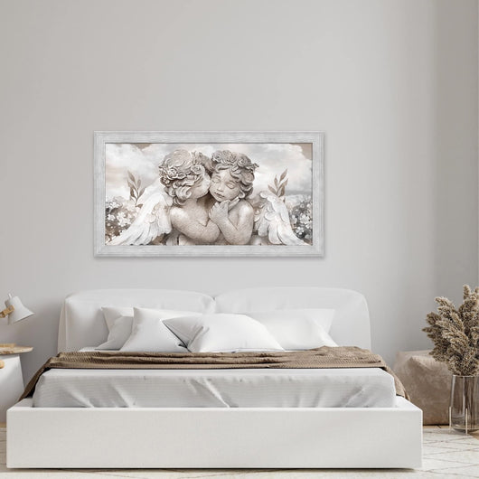 QUADRO 31X66 "ANGELS IN FLOWER"