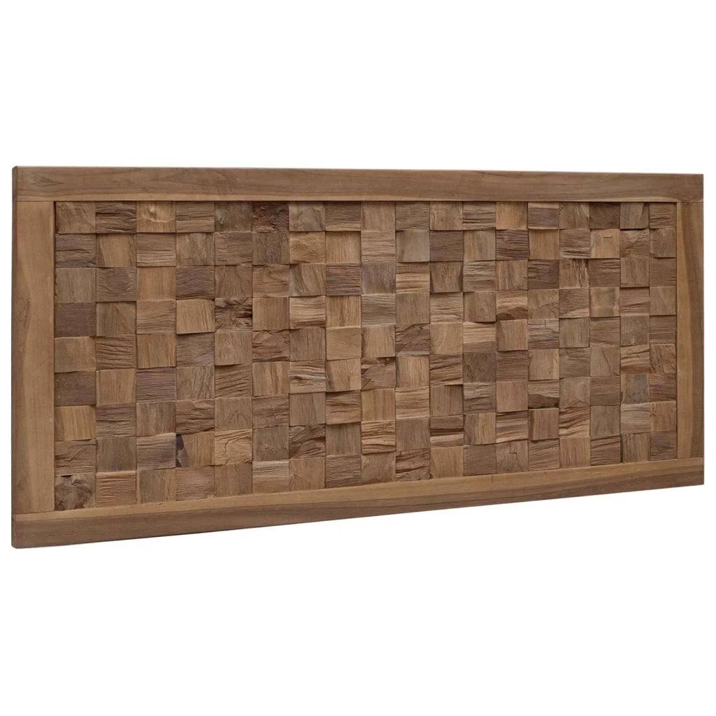 Testiera Naturale Legno di teak solido