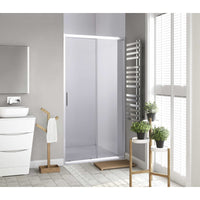 Porta Doccia Scorrevole 117/122Lx195H