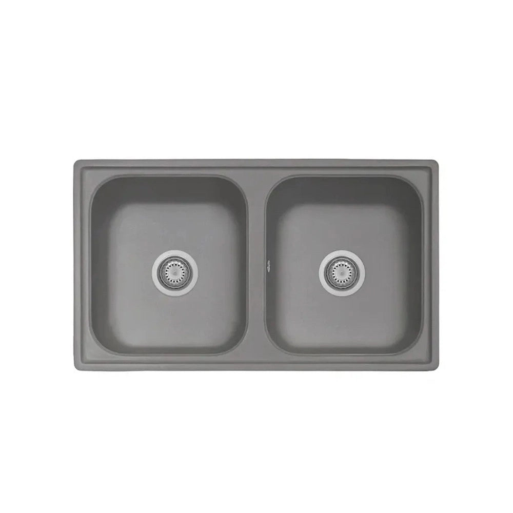 Lavello 2 vasche Granitovero862vcrp croma Samet