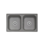 Lavello 2 vasche Granitovero862vcrp croma Samet
