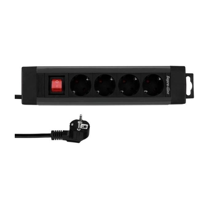 REV 14412513 prolunghe e multiple 1,9 m 4 presa(e) AC Interno Antracite