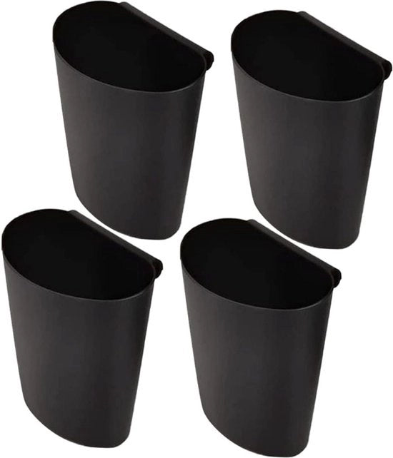 Set di contenitori in plastica per piante penzolanti - set da 4 - contenitore pennello - contenitore ruota - contenitore ufficio - contenitore rifiuti - contenitore seggiolino per bambini