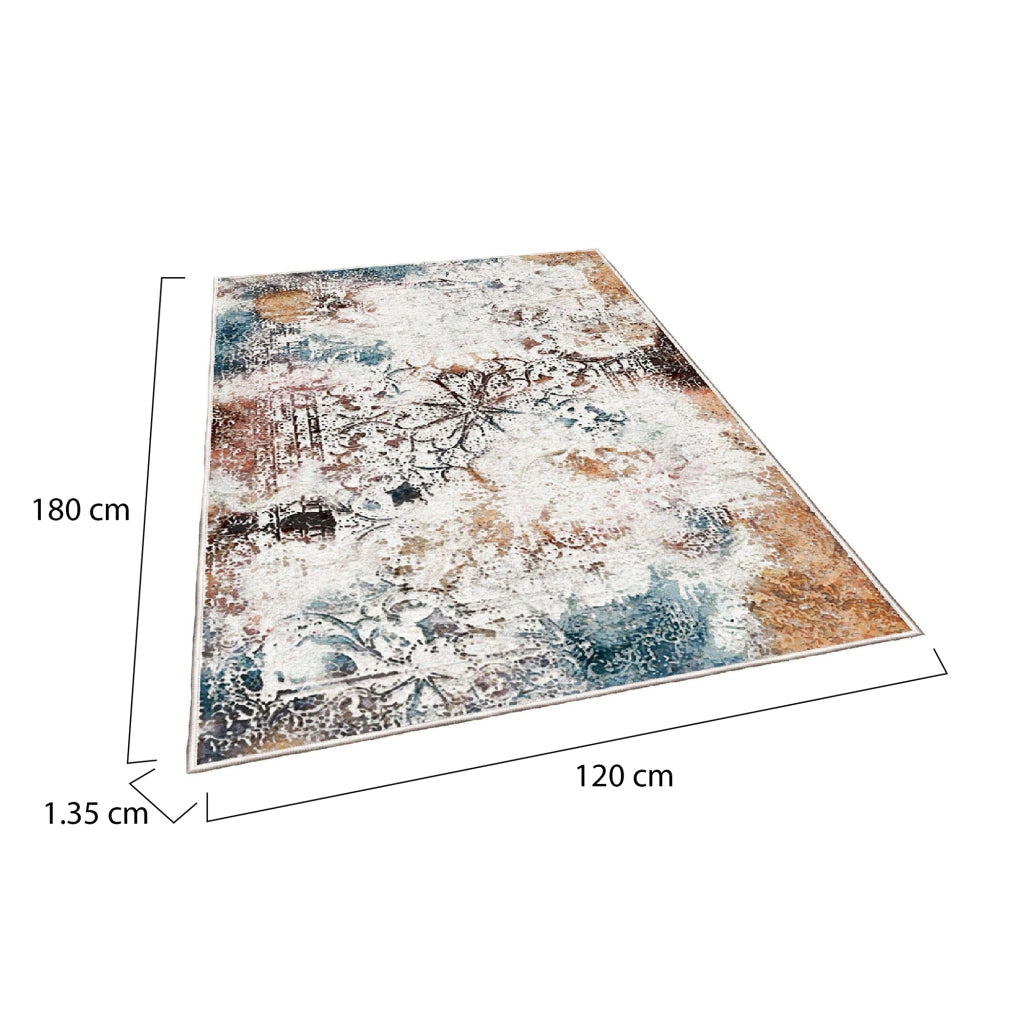 Rocky River, Tappeto Materiale Struttura in Velluto, 180x120 cm Multicolore