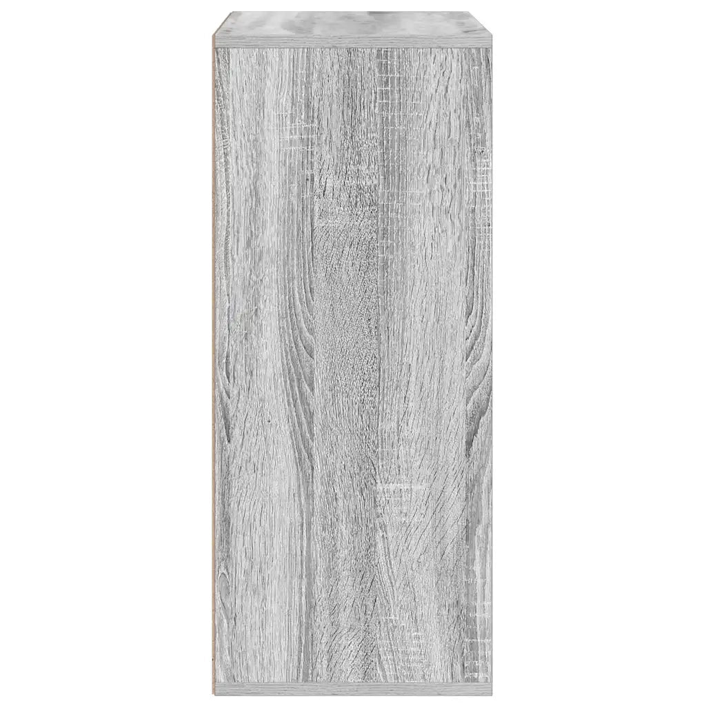 Libreria Grigio Sonoma 60x30x71,5 cm in Legno Multistrato 860315