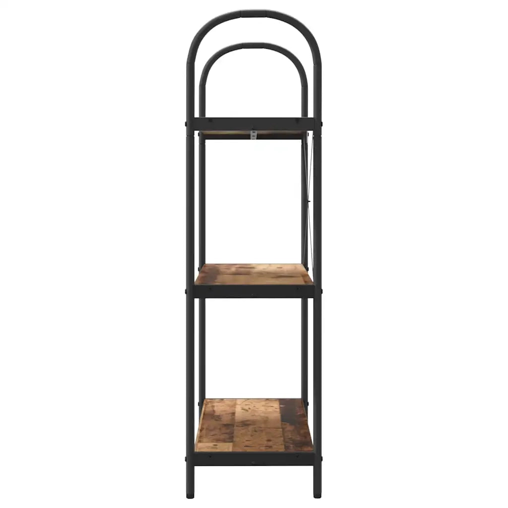 Libreria-Scaffale per Libri-Mobile di Stoccaggio Legno vecchio 80 x 30 x 109 cm Legno multistrato 619145