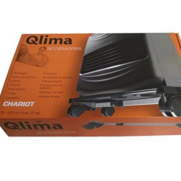 Carrellino per stufe Qlima regolabile