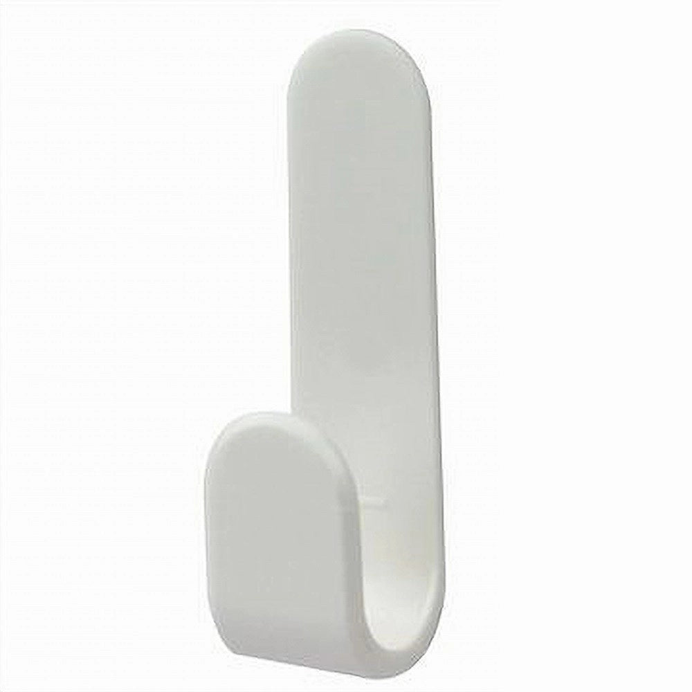 Trade Shop - Set 2 Pz Ganci Adesivi Appendini Parete Casa Cucina Bagno Attaccapanni 9cm 79341 -