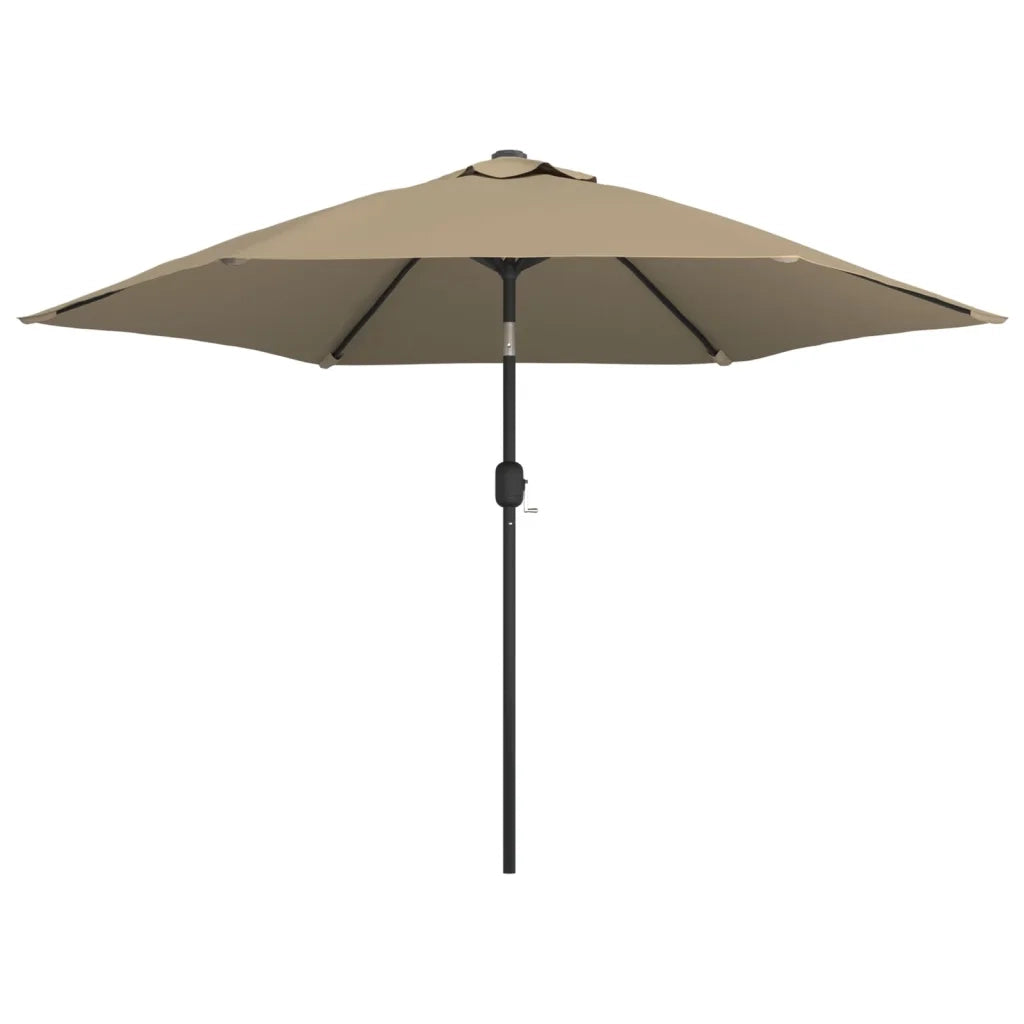 Ombrellone da Esterni con Palo in Metallo 300 cm Grigio Talpa