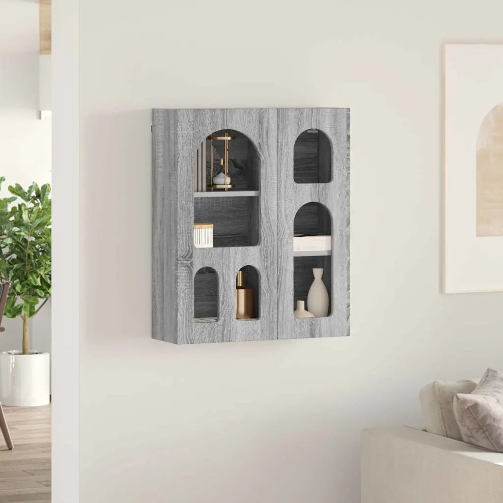 Armadio pensile con lo scaffale Grigio Sonoma 59 x 20 x 71.5 cm CFW7230212