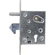 SERRATURA CANCELLO INFILARE 77QL ISEO  B.Q ZINC F.MM 25 C.SAGOM M1+Q8 E.MM 60