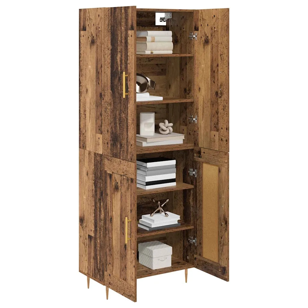 Credenza Legno vecchio 69,5 x 34 x 180 cm Legno multistrato