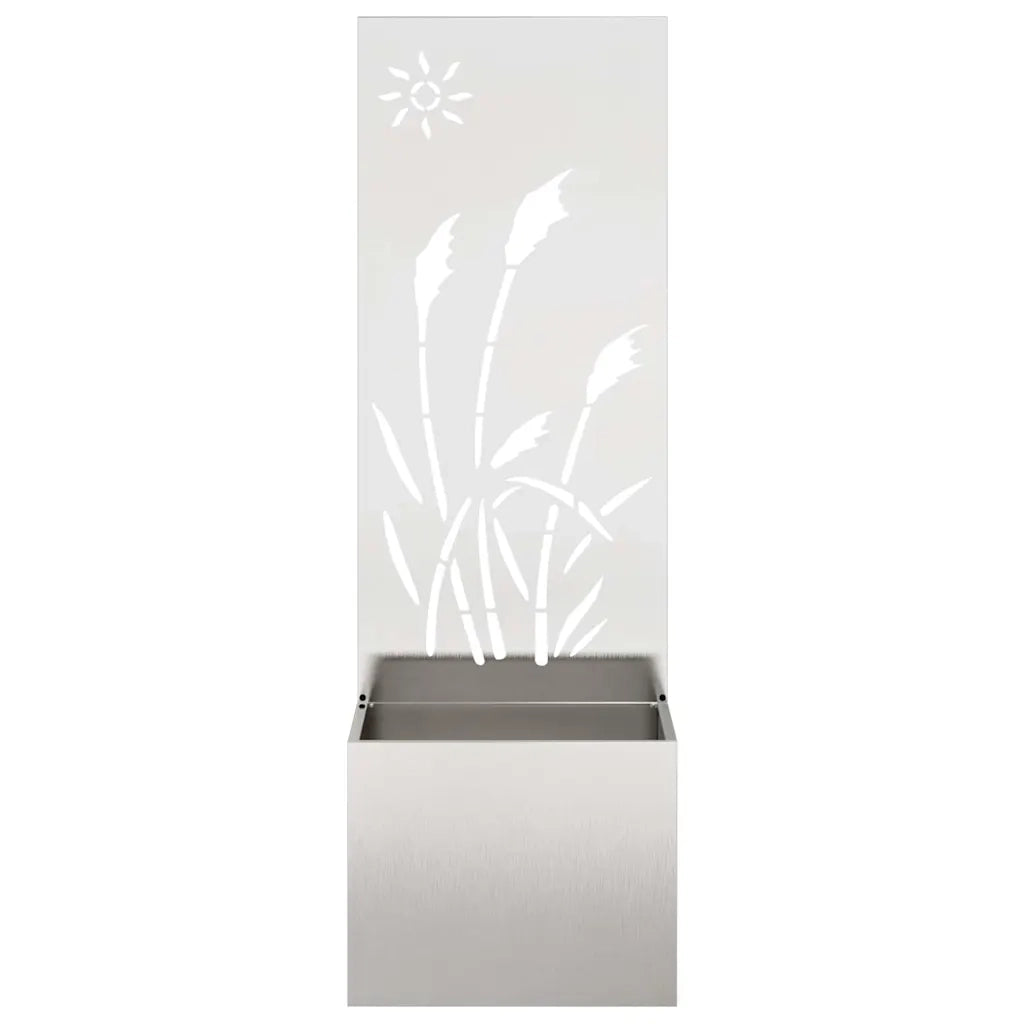 Schermo per privacy in giardino Traforo Argento 50 x 150 cm 876431
