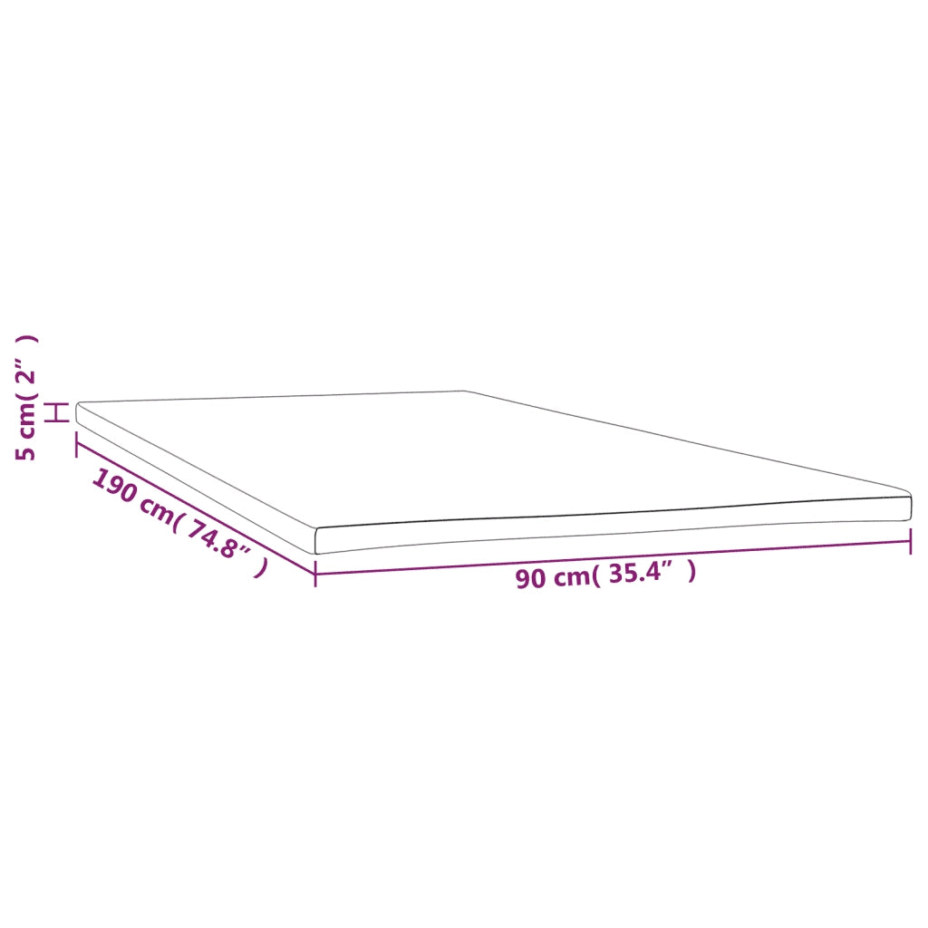 Coprimaterasso 90x190x5 cm CFW6074374