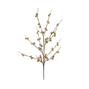 Ramo Bacche color oro 55 cm
