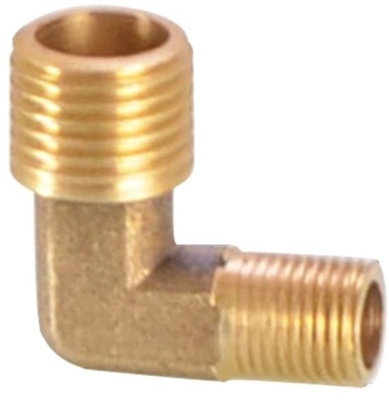 Fitting a scoppio a 90° in ottone con connettore a clessidra - BSP maschile/femminile - resistente alla corrosione - resistente alla pressione - materiale resistente al trito - Fitting a clessidra