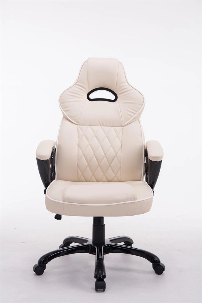 Sedia gaming BIG XXX in similpelle crema