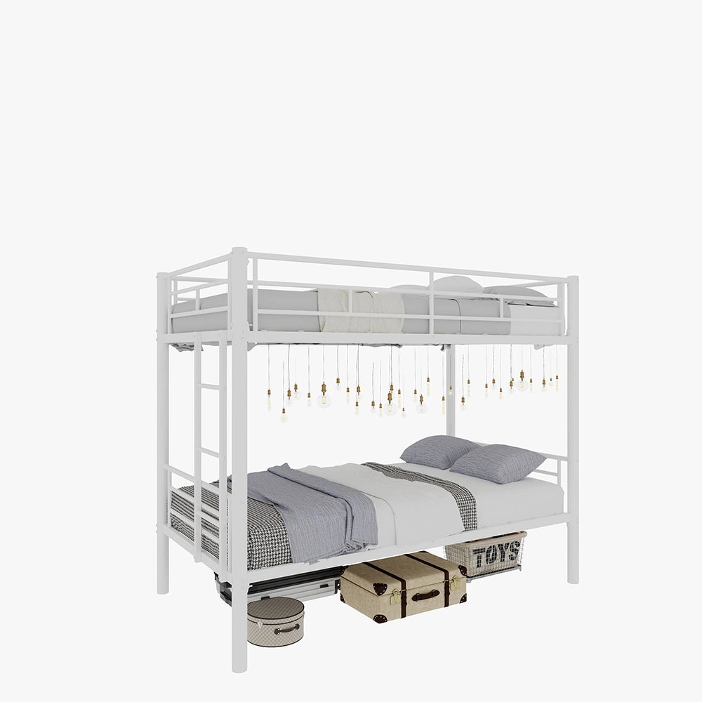 Letto metallico Twin su Twin - Xylo - struttura robusta, senza rete