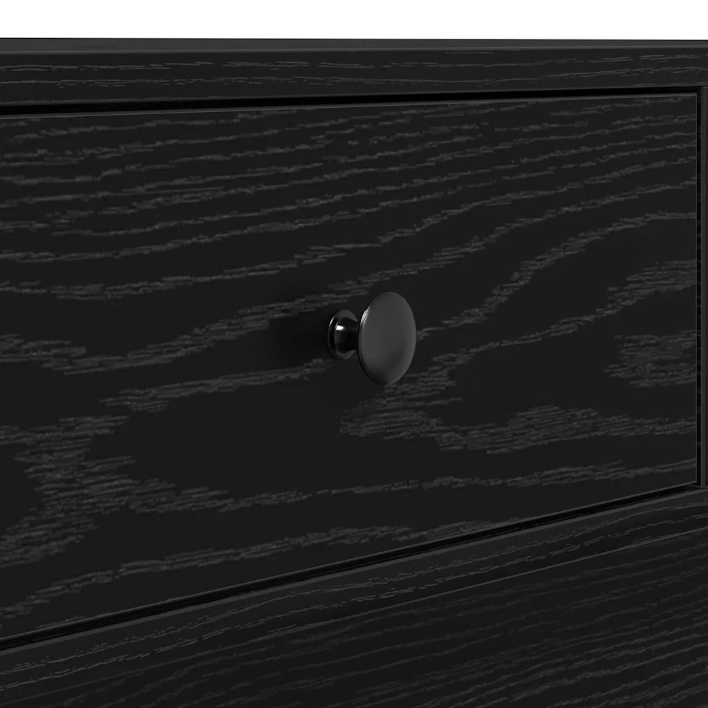 Tavolino da salotto Rovere Nero 90 x 90 x 28 cm 868804