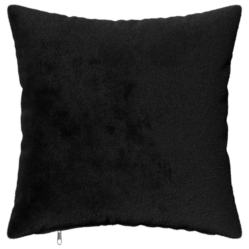 Federa 12 pcs HEERLEN Nero 40 x 40 cm Flanella 908724
