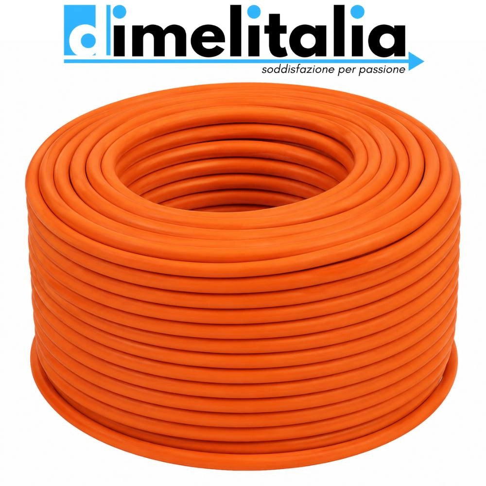 Cavo fror multipolare flessibile antifiamma arancio gommato per impianti *** lunghezza metri 100, sezione conduttore ...