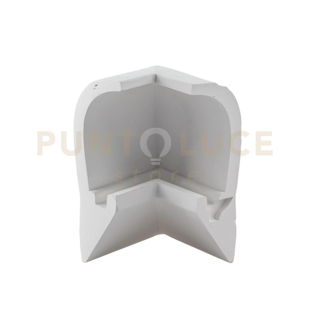 I-PROFY-GIMEL-L CONNESSIONE ANGOLARE GIMEL BIANCA 15X12,7CM