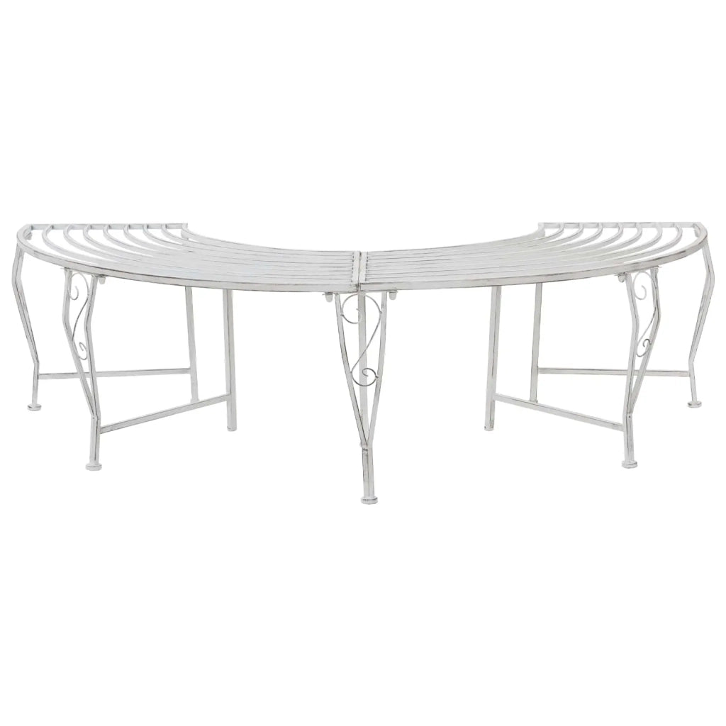 Panchina per Alberi 4-Numero di posti 160 x 80 x 44 cm Acciaio 42029512