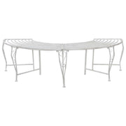 Panchina per Alberi 4-Numero di posti 160 x 80 x 44 cm Acciaio 42029512