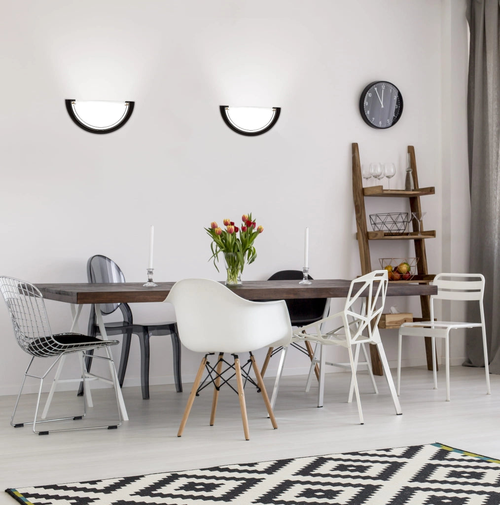 Plafoniera Candellux 11-70237 legno vetro bianco 30cm E27